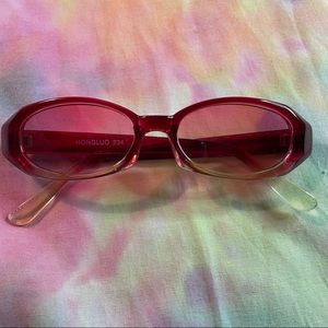 SOLD Vintage 90s Y2K Pink Colored Sunglasses